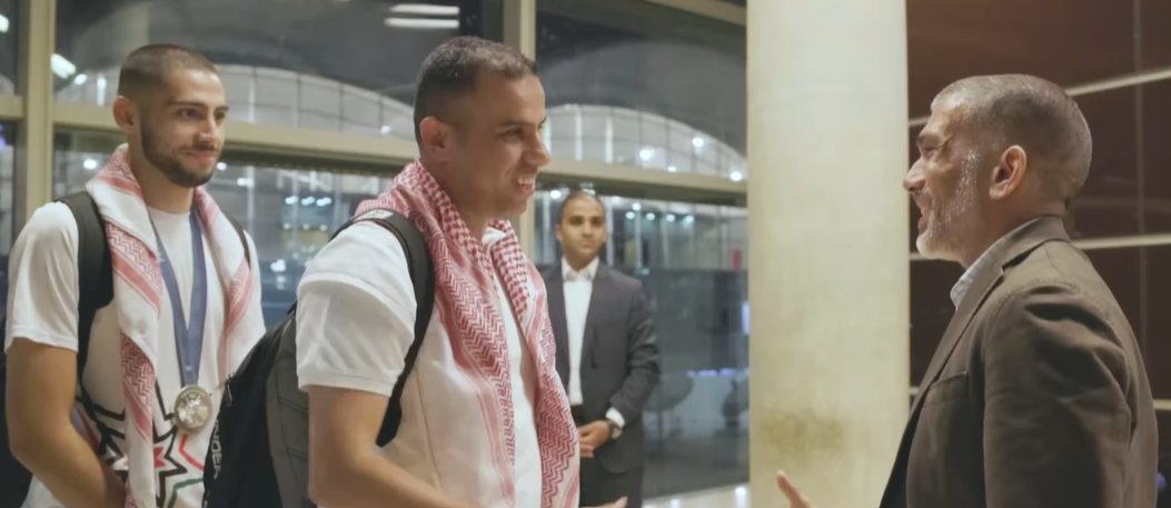 استقبال البعثة الأردنية